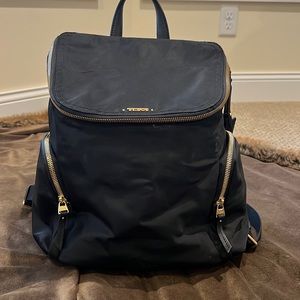 Tumi Black Nylon Backpack